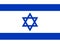 Flag of Israel with official proportions and color.Genuine.Original flag of Israel