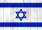 Flag of Israel on a textured background. Concept collage
