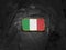 Flag of Italy on military uniform. Army, troops, soldier collage