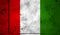 Flag of Italy. Patriotic old grunge vintage background