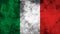 Flag of Italy. Patriotic old grunge vintage texture background. Design element