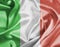 Flag Italy, silk background color population