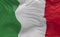 Flag of the Italy waving in the wind 3d render