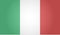 Flag of Italy. White background. EPS 10