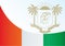 Flag of Ivory Coast, Republic of CÃ´te d`Ivoire