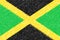 Flag of Jamaica background o texture, color pencil effect.