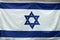 Flag of the Jewish state. Israel flag, country symbol