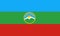 Flag of the Karachay-Cherkess Republic.