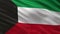 Flag of Kuwait - seamless loop