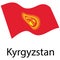 Flag of The Kyrgyz Republic