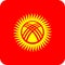 Flag Kyrgyzstan illustration vector eps