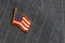 Flag lapel pin