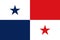flag of Latin Americans Panamanians. flag representing ethnic group or culture, regional authorities. no flagpole. Plane layout,
