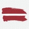 Flag Latvia from brush strokes.  Flag Latvia on transparent background for your web site design, logo, app, UI