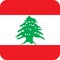 Flag Lebanon illustration vector eps