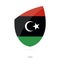 Flag of Libya. Libyan Rugby flag