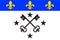 Flag of Lisieux in Calvados of Normandy is a Region of France