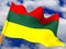Flag. Lithuania. 3d