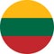 Flag Lithuania illustration vector eps