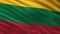 Flag of Lithuania - seamless loop