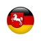 Flag Lower Saxony button