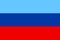 Flag of the Lugansk People\\\'s Republic with official proportions and color.Genuine.Original LNR flag.Vector