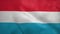 Flag Luxembourg - The Luxembourg flag blowing in the wind. Seamless loop