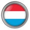 Flag of Luxembourg round as a button