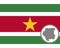 Flag and map of Suriname