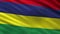 Flag of Mauritius - seamless loop