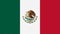 Flag of Mexico. Bandera de MÃ©xico. United Mexican States