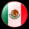flag Mexico button