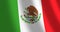 Flag Mexico moving wind