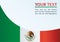 Flag of Mexico, United Mexican States. vector image