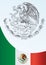 Flag of Mexico, United Mexican States. vector image