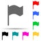 flag multi color style icon. Simple thin line, outline vector of web icons for ui and ux, website or mobile application