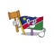 Flag namibia isolated the in character judge