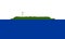 Flag of Navassa Island. Vector illustration. World flag