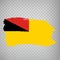 Flag Negeri Sembilan brush strokes. Flag  Negeri Sembilan State  on transparent background for your web site design, app, UI. Mala