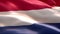 Flag of Netherlands waving in the wind. 4K High Resolution Full HD. Looping Video of International Flag of Netherlands.