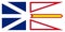 Flag of Newfoundland and Labrador in Canada