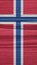 The flag of Norway on a dry wooden surface, cracked with age. It seems to flutter in the wind. Mobile phone wallpaper or