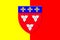 Flag of Orleans in Centre-Val de Loire, France