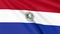 Flag of Paraguay 3d Seamless Loop Animation