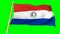 Flag of  Paraguay animation