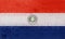 Flag of Paraguay Grunge.