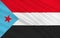 Flag of People`s Democratic Republic of Yemen or South Yemen