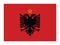 Flag of the People`s Republic of Albania 1946â€“1992