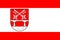 Flag of Petershagen in North Rhine-Westphalia, Germany