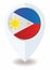 Flag of the Philippines, location icon for Multipurpose,